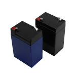 6V 4AH battery box empty blue black