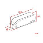 Cuttle ebike battery case DP-2170-4c size