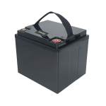 12V 38AH battery box with lcd sideview