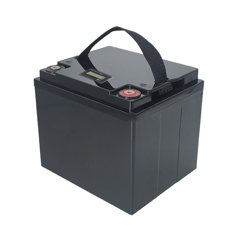 12V 38AH battery box with lcd sideview 12V 38AH battery box with lcd sideview