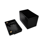 YT4X Empty battery box open for motorcycle starter battery