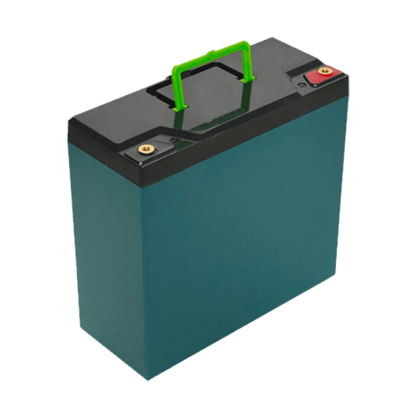 12V 20AH battery box empty with handle blue