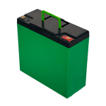 12V 20AH battery box empty with handle green