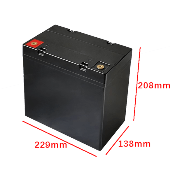 12V 55AH battery box B type size