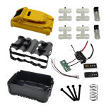 Dewalt battery box for 21700 10pcs type